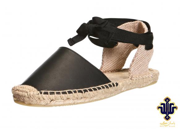 Obvious feature of classic leather espadrille