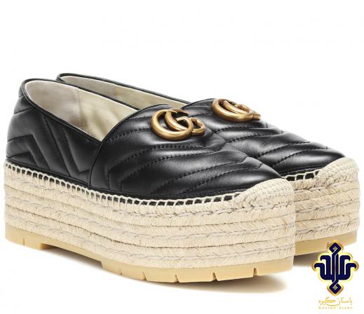 The Specifications of leather platform espadrilles