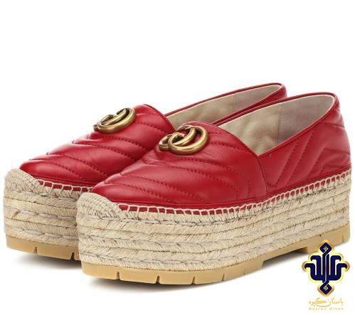 Bulk marketing of  leather platform espadrilles